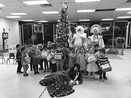 Ded Moroz, Snegurochka, Baba Yaga, Russian New Year's Celebration,  , ,  ,   , Child Care Center, Paramus, New Jersey