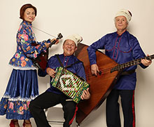 Barynya Balalaika Trio, Mikhail Smirnov, Elina Karokhina, Leonid Bruk, Photo credit Yuriy Balan,  ,  ,  , , -, 13  2018 