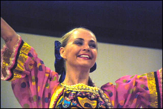 Dancer Anna Brovkina, Ensemble Barynya, Sachem Public Library, Long Island, Holbrook, New York, 11-14-2010