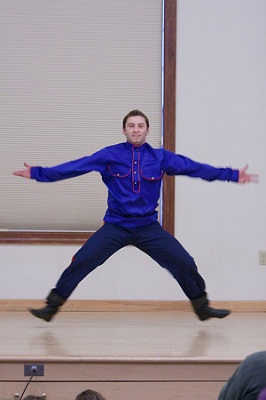 Alexey Maltsev, Russian dance and music ensemble Barynya, concert in  New Jersey, 2009
