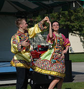 Barynya,  Russian folk dance, Ensemble Barynya, Veronika Gunko, Vladimir Nikitin, Adams County Heritage Festival, Gettysburg, Pennsylvania, photo by Rosalie Moore