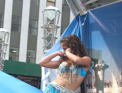 Belly dancer Anastasya