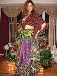 Sevina in Russian Gypsy costume