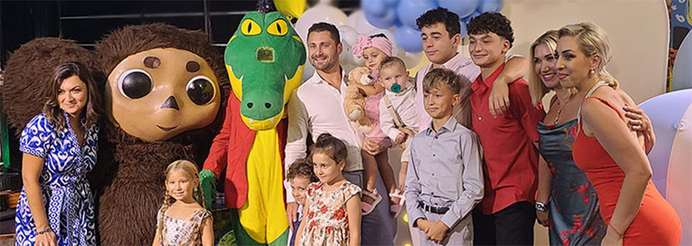 Cheburashka and Krokodil Gena, Kid's party in Philadelphia Pennsylvania, Lanjeron Restaurant 13032 Bustleton Avenue Philadelphia PA 19116, Saturday August 10 2024