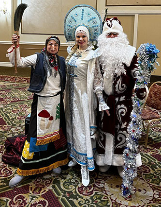 Ded Moroz Show NYC, Ded Moroz, Snegurochka, Baba Yaga,     -,  , ,  