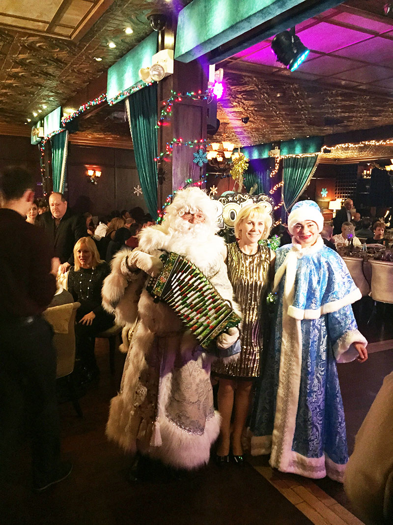 Ded Moroz, Snegurochka, Russian New Year Celebration, Emmons Avenue, Sheepshead Bay, Brooklyn, New York,  , ,  , -, 