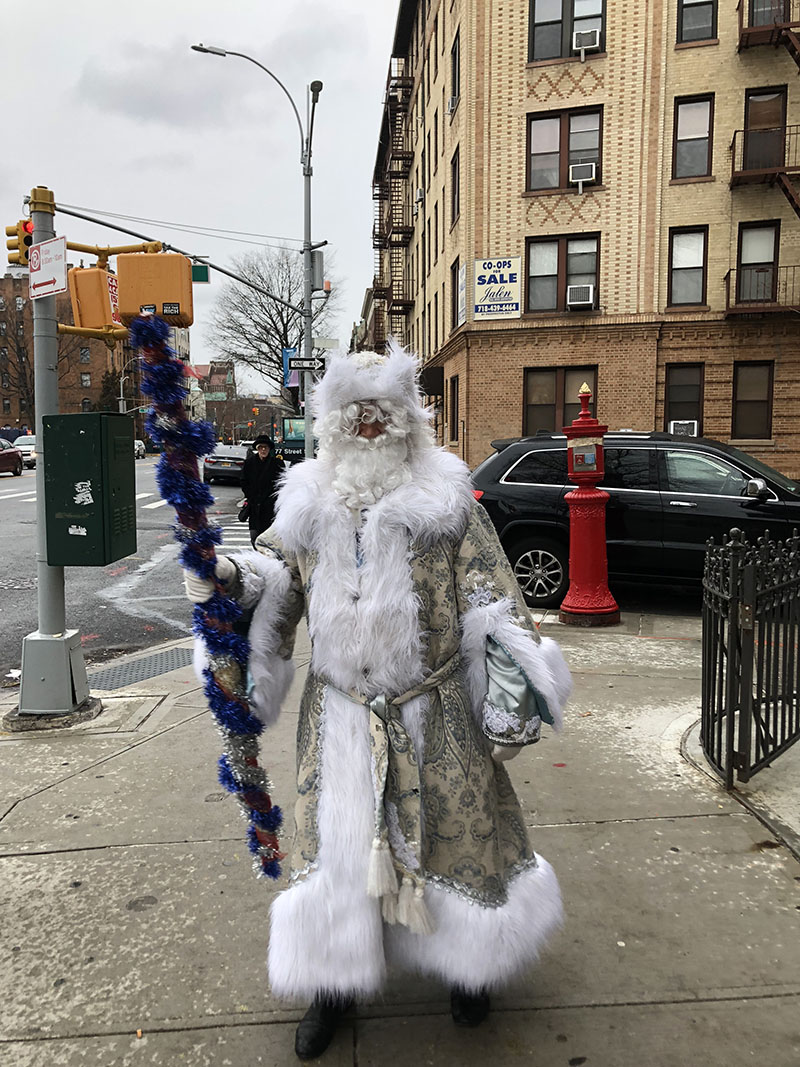 Russian New Year's Celebration, Ded Moroz, Bay Ridge, Brooklyn, New York,    