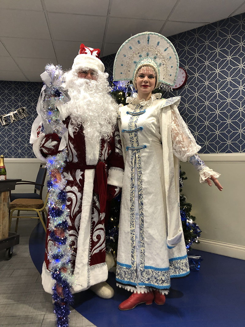  , ,    , ,  -, Seagate Rehabilitation and Nursing Center, 3015 West 29th  Brooklyn, New York, Russian New Year's Celebration, Ded Moroz, Snegurochka, Seagate, Brooklyn, New York