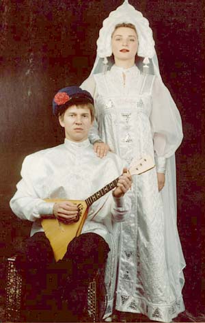 Russian folk duo "Misha and Natasha from Russia"