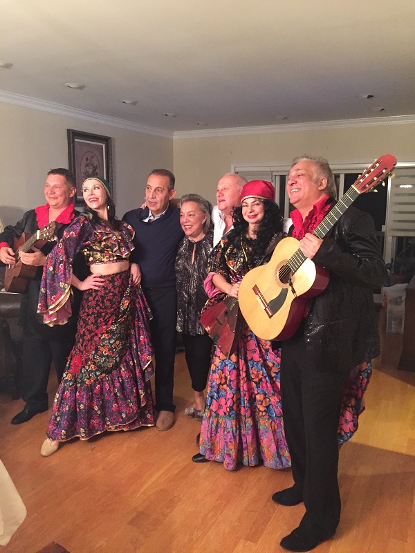 NY Gypsy singer Vasiliy with Moscow Gypsy Army group. Private party in NJ