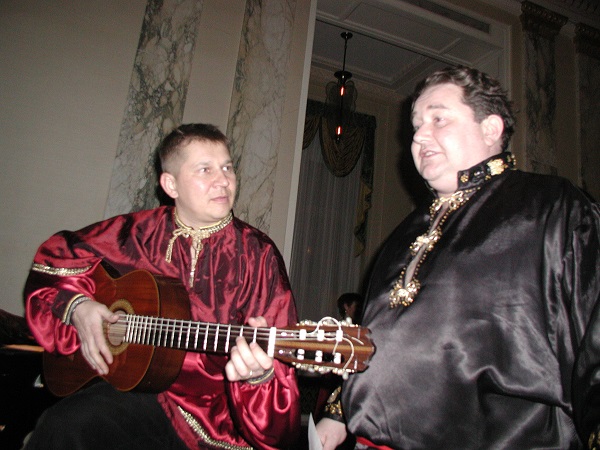 Mikhail Smirnov, Alexander Menshikov, Petroushka Ball-2006, Waldorf Astoria Hotel, New York City