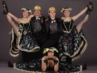 Jazz, Cabaret, Broadway and Russian, Moldovan, Ukrainian, Gypsy, Jewish folk dance ensemble from Los Angeles