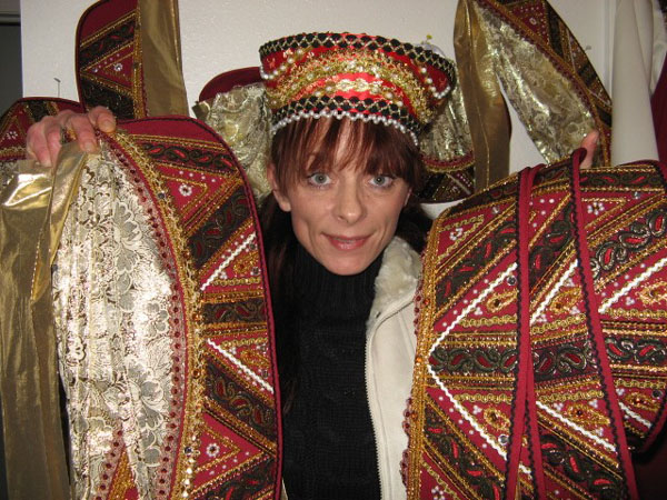 Russian costumes designer Svetlana Gavrilova