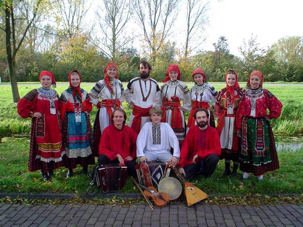 Folk group Zabava. Saratov. Russia