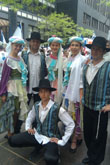 Mazal Tov Jewish dancers at the "Salute to Israel Parade" in New York City on Sunday, June 5th, 2011