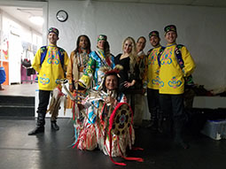 Tatar dancers, Thunderbird American Indian Dance Company, Brooklyn, New York, Brooklyn Music School, Elina, Sergey, Konstantin and Vladimir, belly dancer Yuliya Shtark