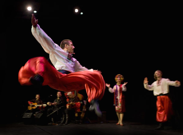 Russian dancer Mikhail Nesterenko