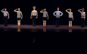 Ensemble Barynya, photo by Dalia Bagdonaite, Dance of Russian Sailors "Yablochko"