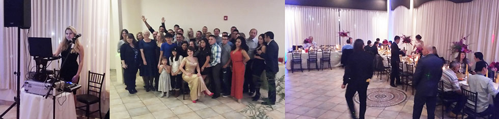 Russian DJ Alisa, Russian MC Mikhail, 11-28-2015. Birthday party, Elan Catering, Lodi, NJ