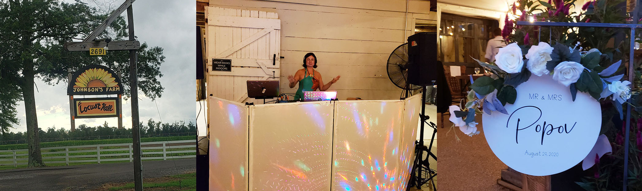 Russian DJ Elina, Russian MC Mikhail, Johnsons Locust Hall Farm, Jobstown NJ, Burlington County New Jersey