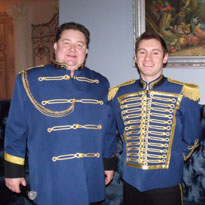 singer Alexander Menshikov and DJ Barnaul