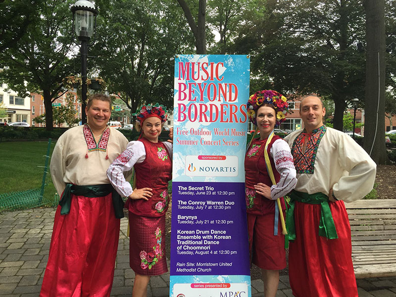 Mikhail Smirnov, Elina Karokhina, Olga Chpitalnaia, Ukrainian Cossack dancer Sergey, Morristown, New Jersey