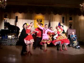 Russian folk dance "Quadrille" performed by ensemble "Barynya" from New York