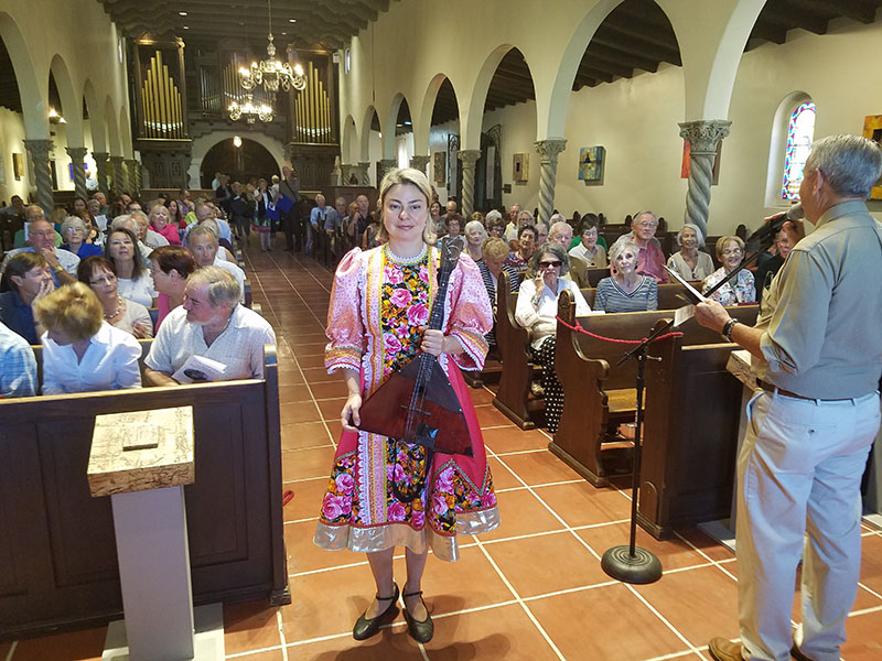Elina Karokhina, Arizona Balalaika Orchestra, Church Sanctuary, Historic St. Philip's In The Hills Episcopal Church
