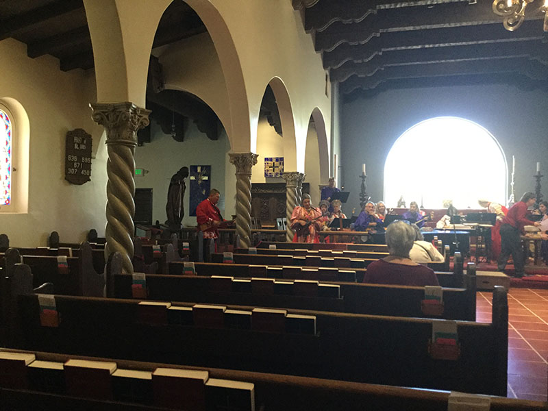 Mikhail Smirnov, Elina Karokhina, Arizona Balalaika Orchestra, Church Sanctuary, Historic St. Philip's In The Hills Episcopal Church