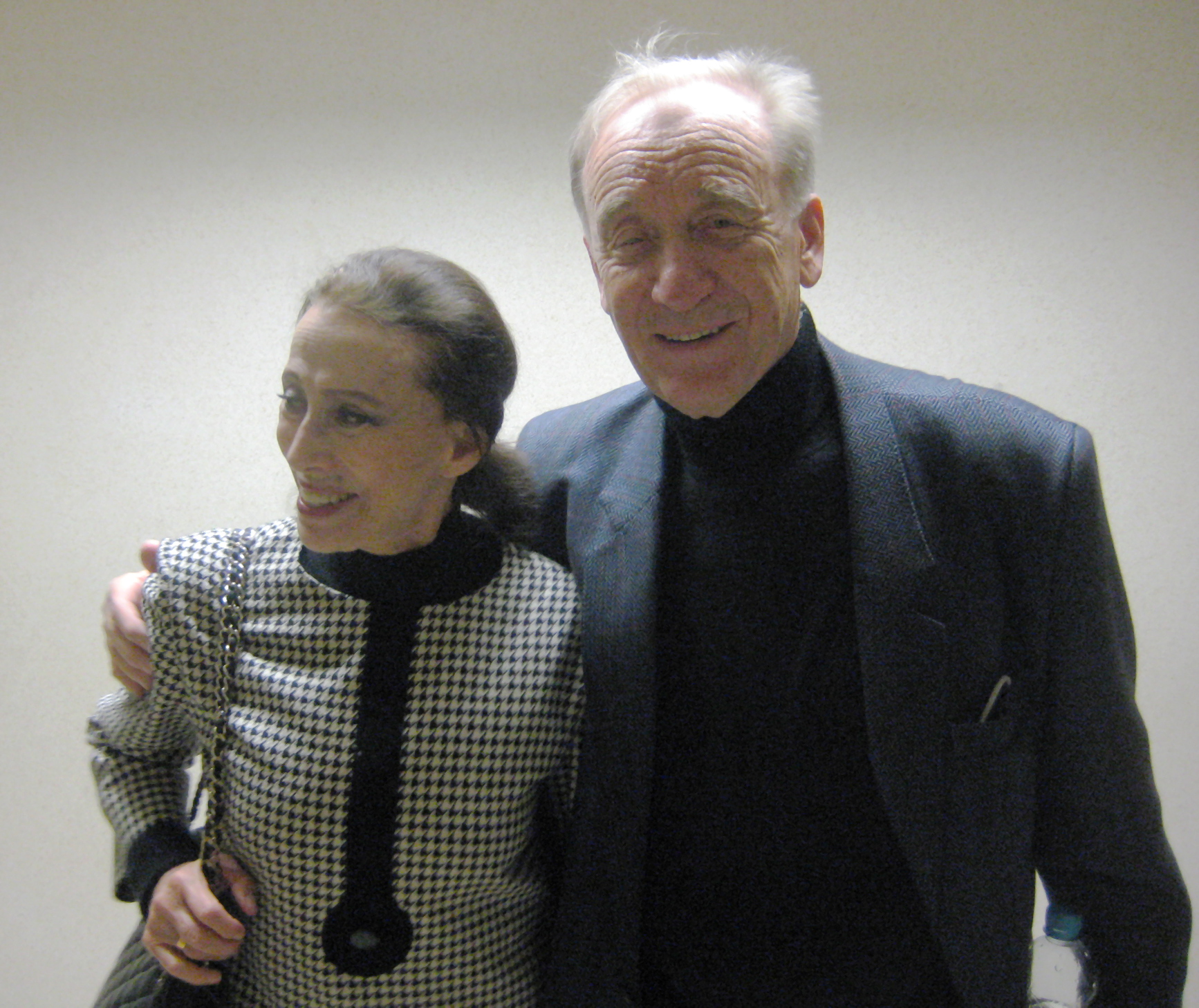 Rodion Shchedrin with his wife, Maya Plisetskaya, in 2009. Photo from Wikipedia, the free encyclopedia