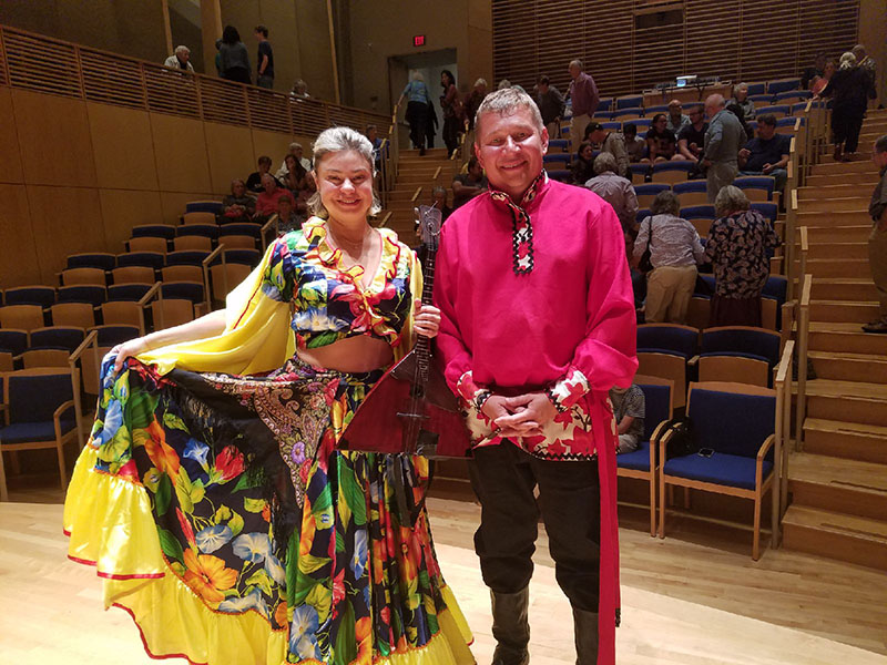Elina Karokhina, Mikhail Smirnov, Studzinski Concert Hall, Bowdoin College, Brunswick, Maine, September 16, 2017