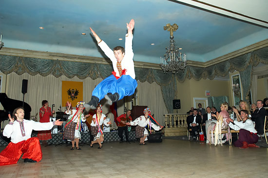 Russian folk dancers Mikhail Nesterenko and ensemble Barynya, New York City