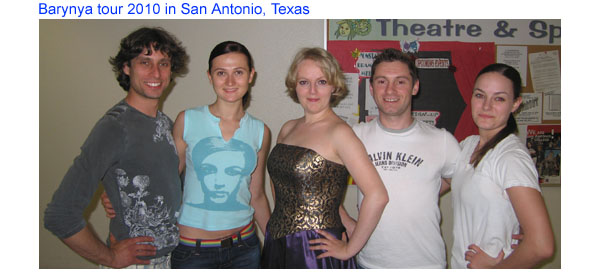 ensemble Barynya tour 2010, San Antonio, Texas