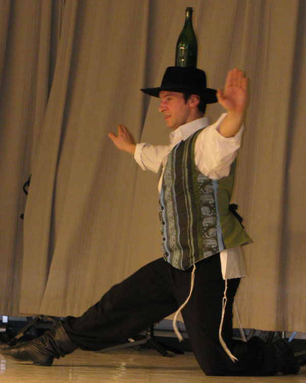Bottle dancer Alexey Maltsev. Concert in Chicago, IL February 2010