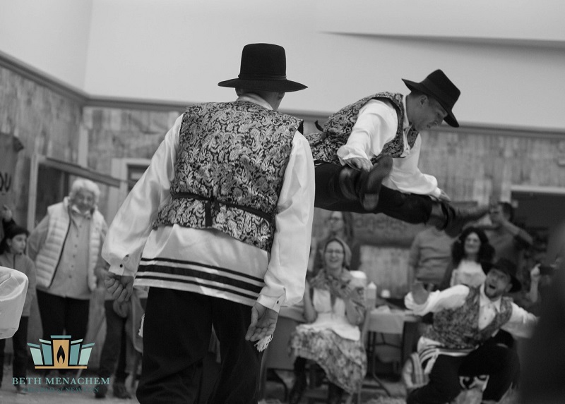 Bottle Dancers, Purim Celebration, Beth Menachem Chabad of Newton, Newton, Massachusetts, 349 Dedham Street, Newton, MA  02459
