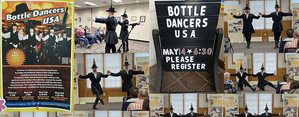 BOTTLE DANCERS USA, Ocean County Libraries, public performances, Bottle dancers New Jersey, Bottle dancers Ocean County NJ