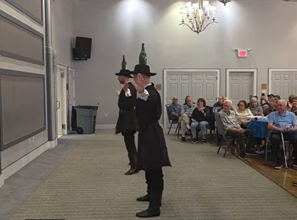 Bottle Dancers New Jersey, NJ Bottle Dancers, Rosh Hashanah dinner Shalom Club at Four Seasons Englishtown Monmouth County NJ, Bottle Dancers USA