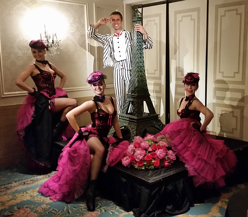 The French Can-Can Cabaret Dancers, Waldorf Astoria NYC, Wednesday, May 18, 2016