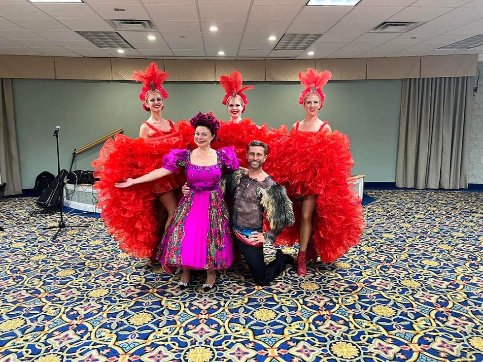 Can-Can Dancers for Retirement Community, Jeffersons Ferry Lifecare Retirement Community, New York, South Setauket, NY