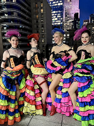 NYC CAN-CAN DANCERS - Cabaret Dancers New York - Can-Can dancers for hire in New York City