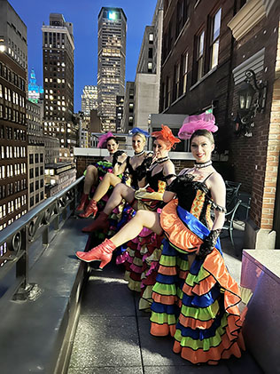 NYC CAN-CAN DANCERS - Cabaret Dancers New York - Can-Can dancers for hire in New York City