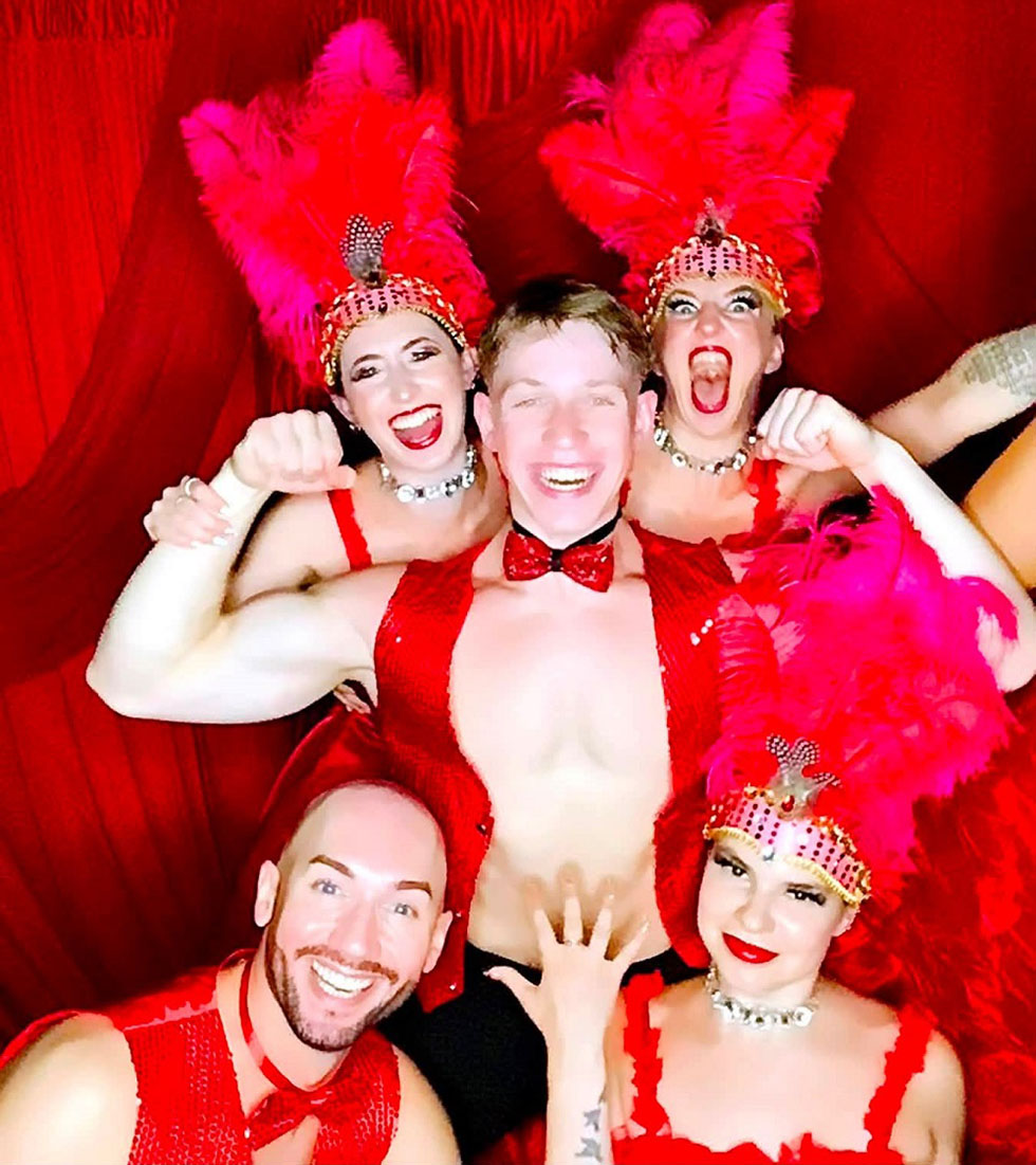 NYC Can-Can Dancers, New York City Cabaret Dancers, Paris/Moulin Rouge theme 50th Birthday party in Brookhaven New York, Can-can dancers Long Island, Suffolk County Cabaret Show