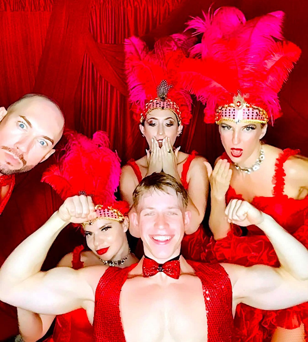 NYC Can-Can Dancers, New York City Cabaret Dancers, Paris/Moulin Rouge theme 50th Birthday party in Brookhaven New York, Can-can dancers Long Island, Suffolk County Cabaret Show