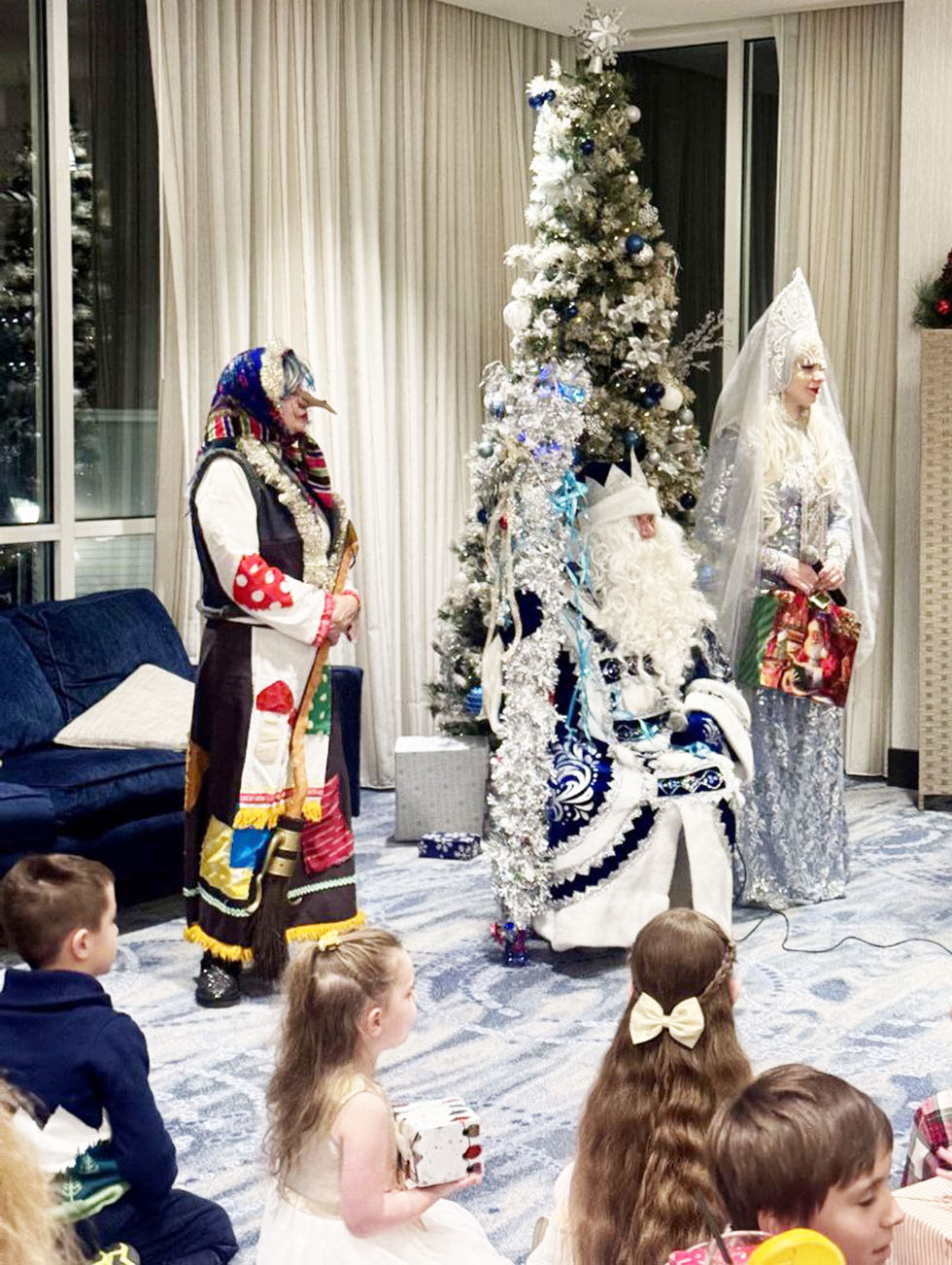 ��� ����� ���������� ���� ��� � ����-���� ���� ��������, ��� ���� ������ � ���������, Ded Moroz Show in Ocean City Maryland, Ded Moroz, Snegurochka, Baba Yaga, Residence Inn by Marriott, Ocean City, Maryland