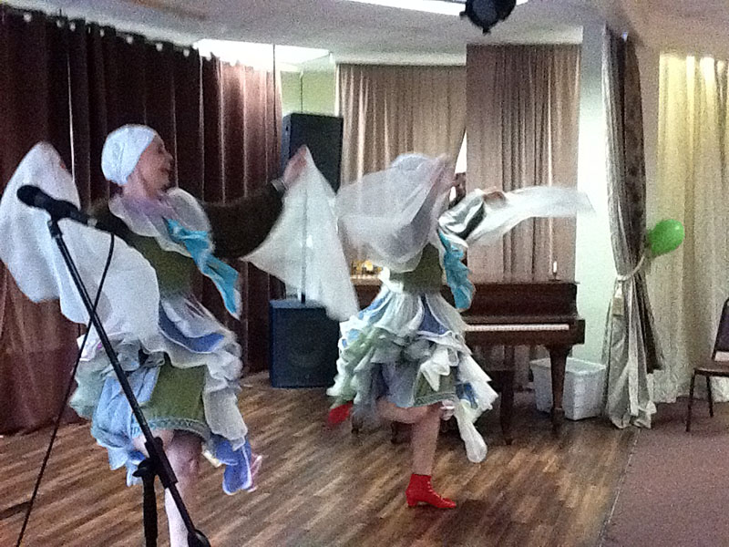 Jewish dancers, Camden County Adult Care Center, Cherry Hill, New Jersey, Friday April 27th 2012