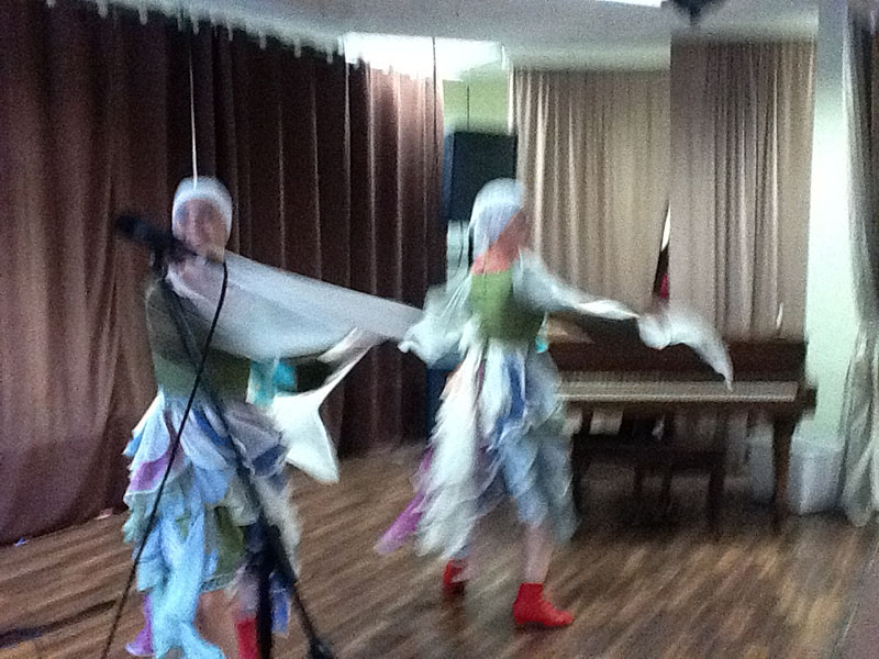Jewish dancers, Camden County Adult Care Center, Cherry Hill, New Jersey, Friday April 27th 2012
