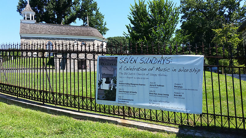 Sunday, August 7th, 2016, The Old Dutch Church of Sleepy Hollow, 08-07-2016, Sleepy Hollow, New York