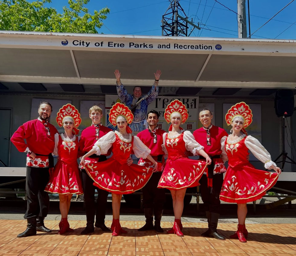 05-24-2025, Saturday May 24th 2025, Ensemble Barynya, Barynya dancers, Pennsylvania Balalaika Garmoshka, PA, Troika Festival 2025 Erie Pennsylvania, Church of the Nativity Community Center, Mikhail Smirnov, Elina Karokhina
