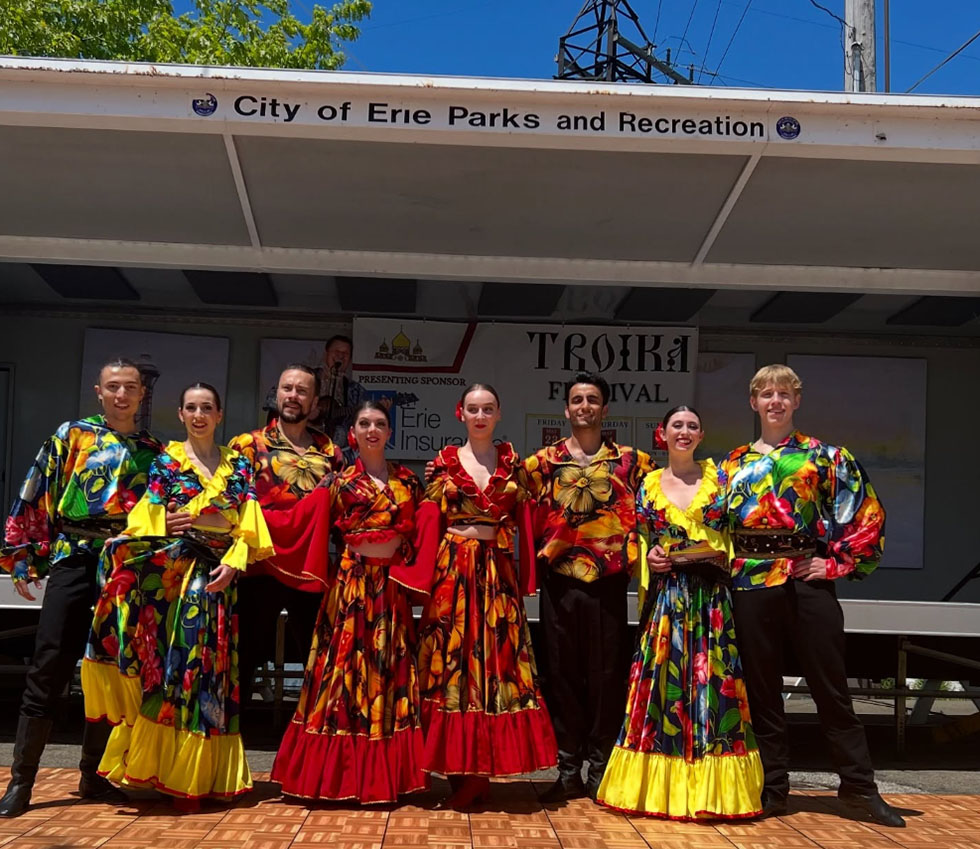 05-24-2025, Saturday May 24th 2025, Ensemble Barynya, Barynya dancers, Pennsylvania Balalaika Garmoshka, PA, Troika Festival 2025 Erie Pennsylvania, Church of the Nativity Community Center, Mikhail Smirnov, Elina Karokhina