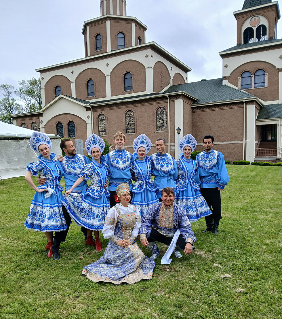 05-24-2025, Saturday May 24th 2025, Ensemble Barynya, Barynya dancers, Pennsylvania Balalaika Garmoshka, PA, Troika Festival 2025 Erie Pennsylvania, Church of the Nativity Community Center, Mikhail Smirnov, Elina Karokhina